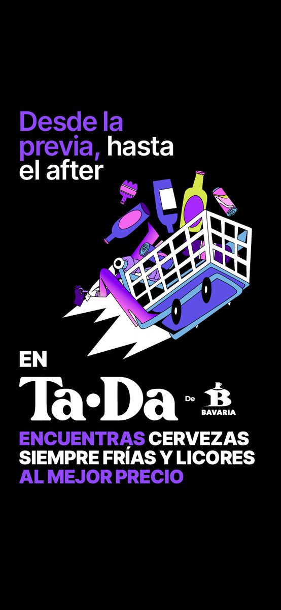 TaDa Delivery campaign poster